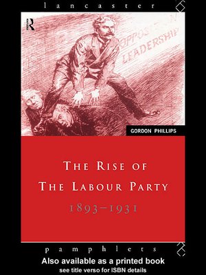 cover image of The Rise of the Labour Party 1893-1931